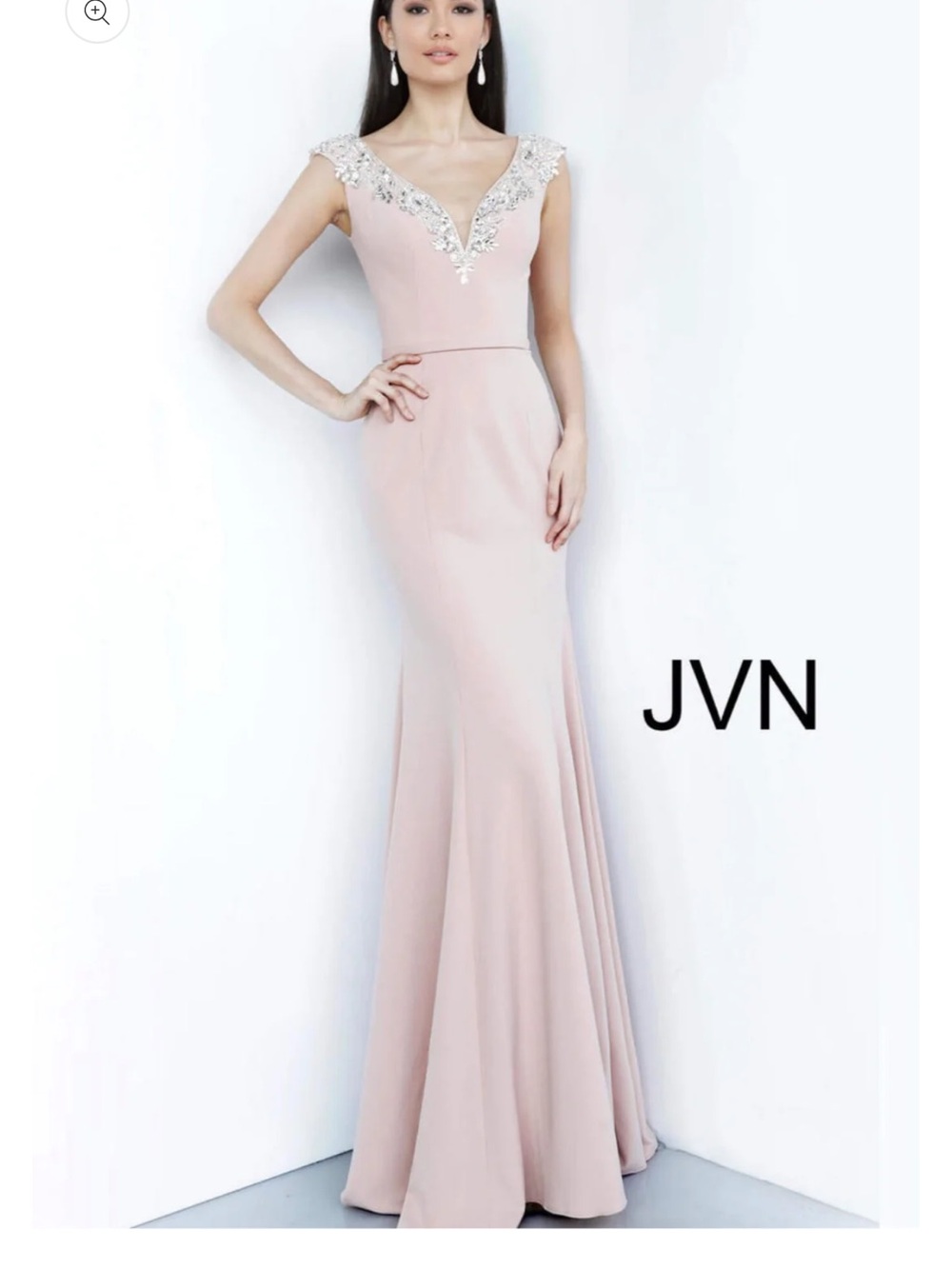 Jovani blush pink evening gown